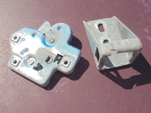 1971 1972 1973 mustang mach 1 grande coupe trunk latch and bracket set