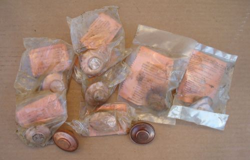 Lot of 9 **nos** dorman copper engine expansion plugs 1 3/4&#034;-1 1/2&#034;-1 5/8&#034; dc-11