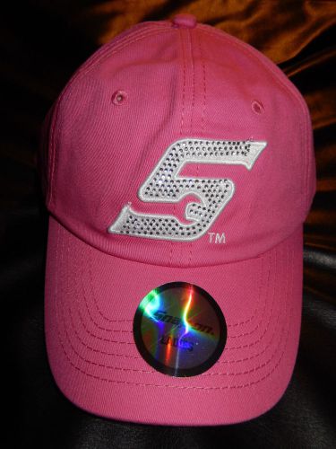 Snap on ladies womens pink cap hat