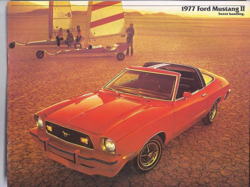 1977 ford mustang ii  sales brochure