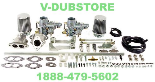 Empi 47-7411 epc dual 34 carburetor kit vw dune buggy bug ghia thing trike baja