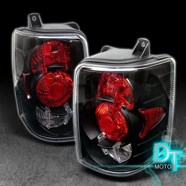 Black 93-98 jeep grand cherokee altezza tail brake lights lamps left+right pair