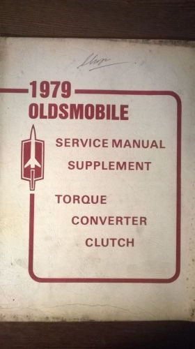 1979 oldsmobile service manual supplement torque converter clutch