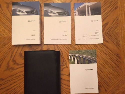 2012 lexus es350 non-navigation owner&#039;s manuals stock #138