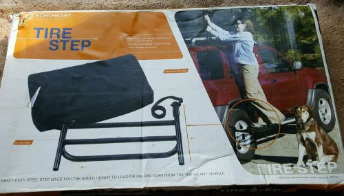 Truck suv tire wheel step up folding adjustable ladder non slip platform 300lb