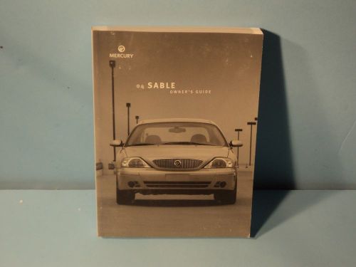 04 2004 mercury sable owners manual