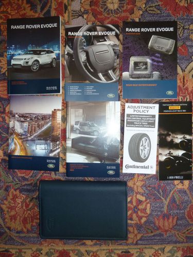 2013 range rover evoque owners manuals