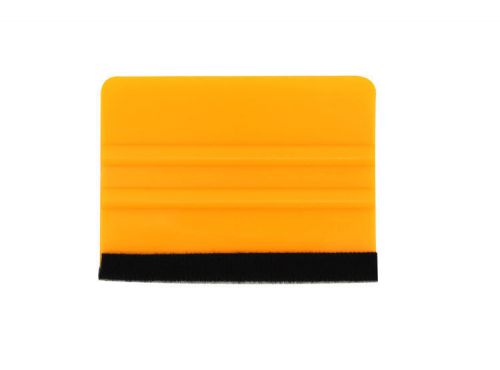 Car vinyl wrap application tool plastic felt wrap edge squeegee scraper orange