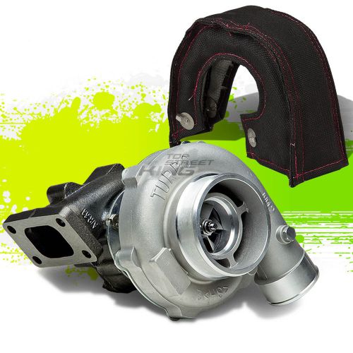 T04e t3/t4 .63ar ceramic ballbearing turbo/turbocharger boost+black blanket rs