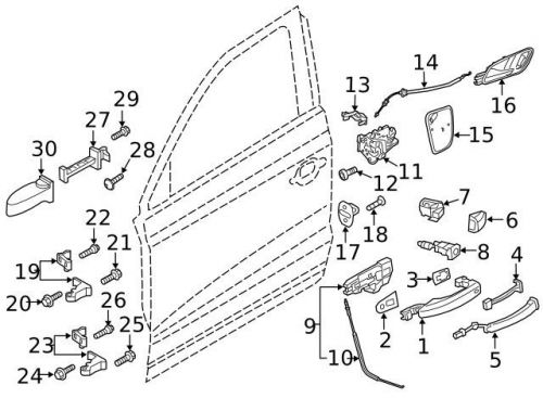 Genuine 2008-2016 audi sensor 4g8-927-753-b