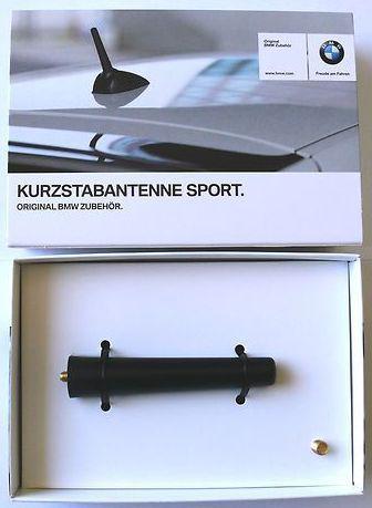 New oem bmw genuine short rod black antenna e36, e81, e85, e86, e87, e88, e89