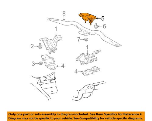 Ford oem-engine motor mount torque strut 3w1z6068ba