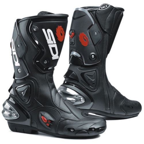 Sidi vertigo evo black/black motorcycle sports boots + free socks new ec 41