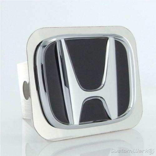 Honda 3d chrome logo tow hitch plug cover - brand new!