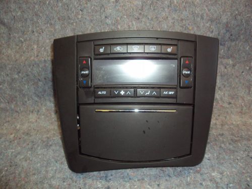 2005 cadillac cts heater ac temperature control w storage trim bezel 21998814