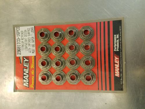 New manley titanium nascar valve spring retainers set of 16