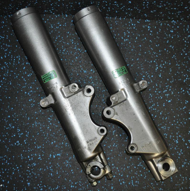 Harley r45833-97 l45826-97 lower fl fork legs <1999 touring dual disk 3/4" axle