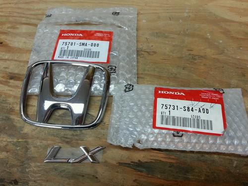 New genuine honda oem 07-11 cr-v ex ex-l lx rear "h" emblem badge 75701-sma-000