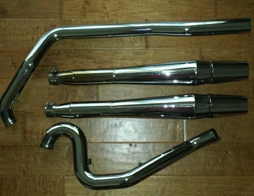 Harley-davidson thunderheader / vance & hines exhaust system