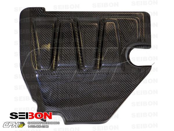 Seibon carbon fiber carbon fiber engine cover mitsubishi evo 08-12 usa seller