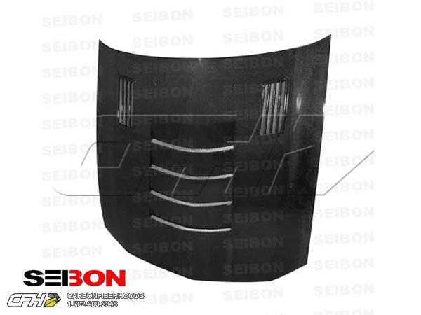 Seibon carbon fiber ssii-style carbon fiber hood kit auto body ford mustang 05-0