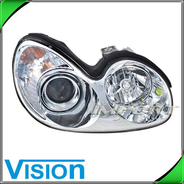 Passenger right side headlight lamp assembly fit 02-05 hyundai sonata gl gls lx