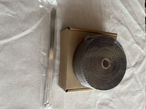 50 foot roll by 2 inch exhaust tape with clamps sealed package