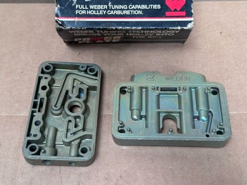 1986 holley weber power plate metering blocks new ! 8405 hard to find !!!