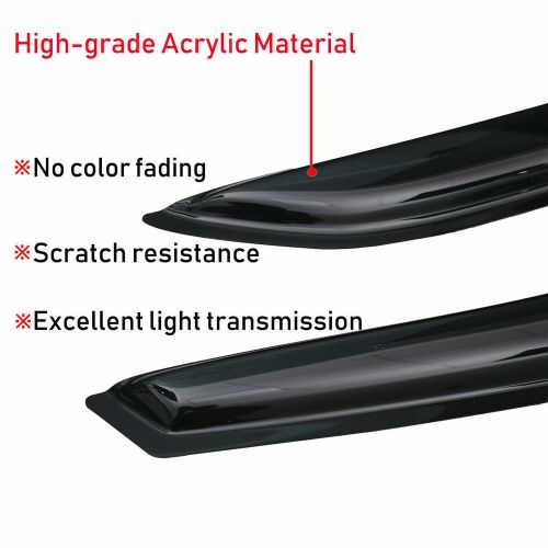 Auto ventshade 94534 side window deflector visors avs for hyundai sante fe 13-18