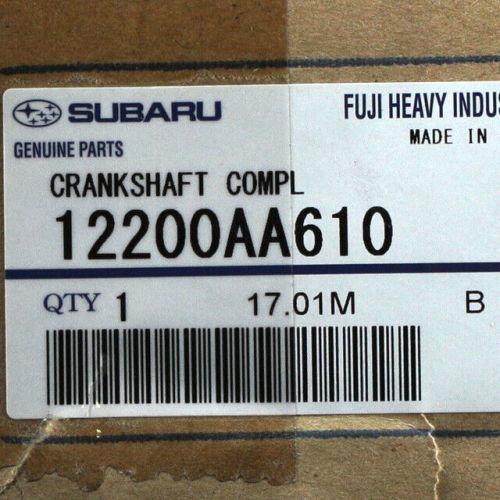 Oem new 1998-2019 subaru forester impreza wrx sti crankshaft complete 12200aa610