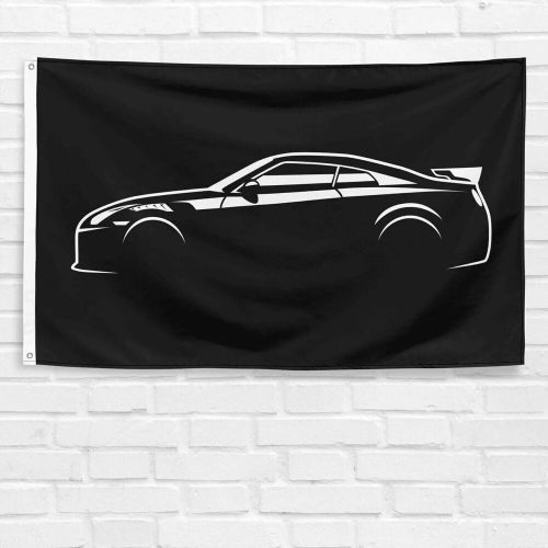 For nissan gt-r nismo 2020 enthusiast 3x5 ft flag dad birthday gift banner