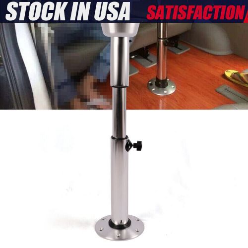 Aluminum marine boat table mount - rv caravan adjustable height table pedestal