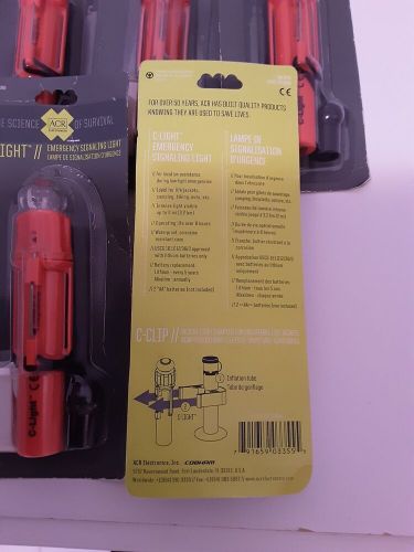 Acr c-light  emergency signaling light qty (5) new