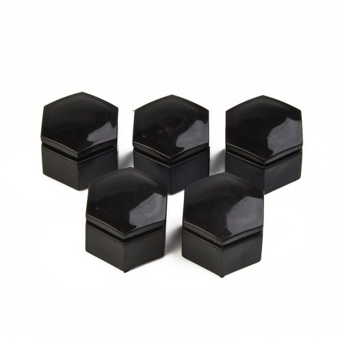 Nut bolt covers wheel covers polished black tool wheel abs plastic black car