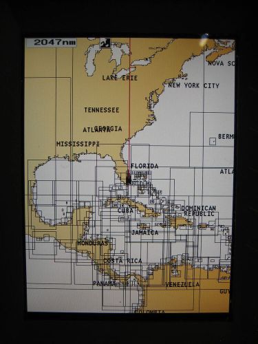 Navionics sd card sd/17xg-2 mid america + caribbean (v04.20) chart card