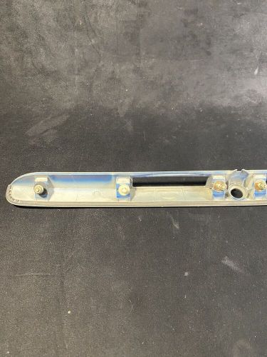 Used 01-05 lexus is300 altezza ggp blue trunk license plate garnish trim oem