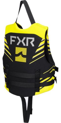 Fxr podium child life jacket black/hi-vis