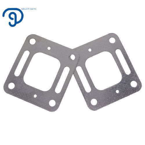 Us exhaust gasket manifold for mercruiser 5.0 5.7 350 mag riser block v8 elbow