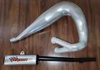 Yamaha 350 banshee dyno port 2 into 1 exhaust pipe &amp; silencer complete 87-12