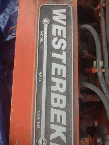 Westerbeke wtw- 8.0 -614  , 8 kw marine diesel generator 60 hz 120/240v