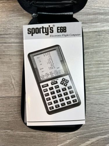 Sporty&#039;s e6b handheld electronic flight computer calculator