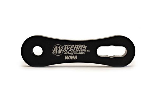 Wehrs aluminum shifter arm saginaw 3/8” mounting hole black wm8