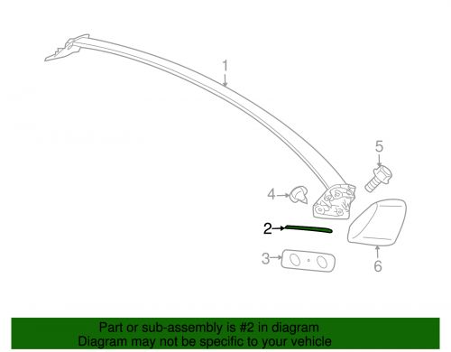 Genuine subaru spoiler insulator 96077fe160