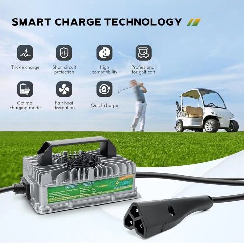 Yileide e800w 15a ezgo rxv &amp; txt 48v golf cart battery charger