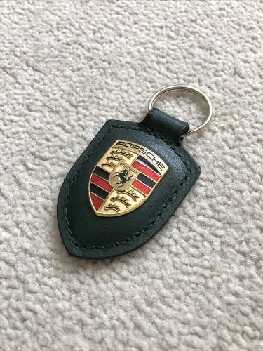 Genuine porsche keyring - driven by dreams special edition - dark green