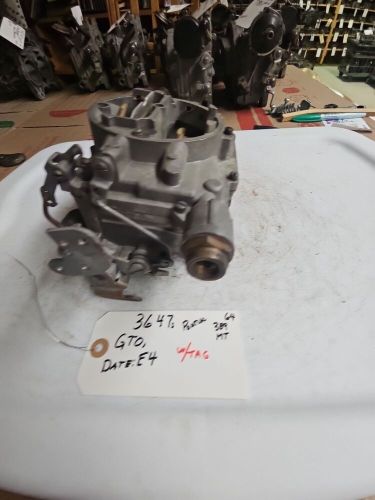 3647s e4 pontiac gto manual &#039;64 1964 original vintage carburetor