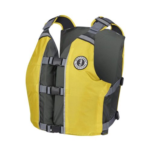 Mustang survival  apf foam vest universal adult yellow - gray mv4111-222