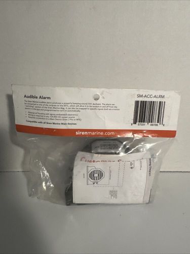 Siren marine audible alarm sm-acc-alrm upc 857331007396