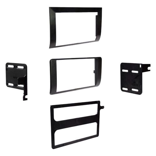 Metra 95-6542 - double din black stereo dash kit