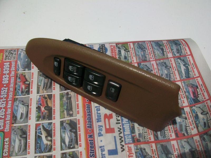 02 - 03  chevy trailblazer master power window switch 03 04 05 06 tan-brown